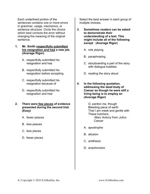 Diagnostic Test