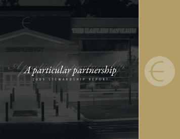 A particular partnership - Englewood Hospital and Medical Center ...