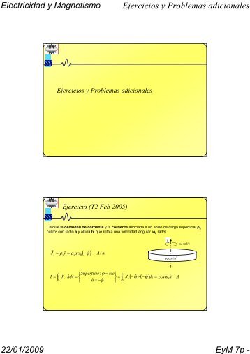 Ejercicios y Problemas adicionales