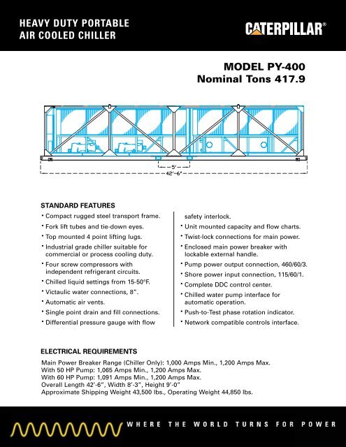 Caterpillar Refrigerant Capacity Chart