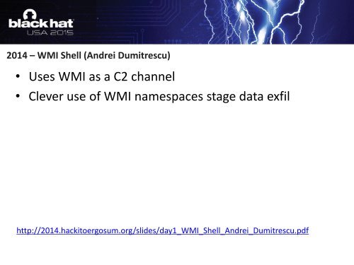 Persistent Asynchronous and Fileless Backdoor