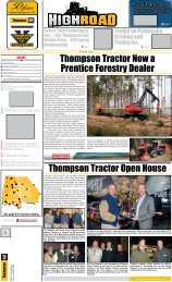 Thompson Tractor Now a Prentice Forestry Dealer Thompson Tractor Open House