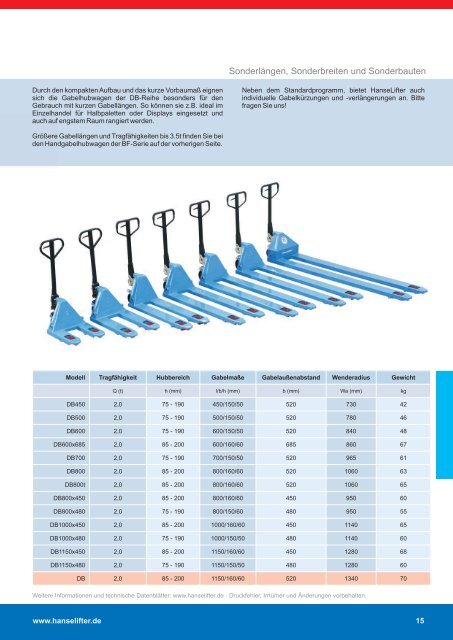 GESAMTKATALOG - HanseLifter