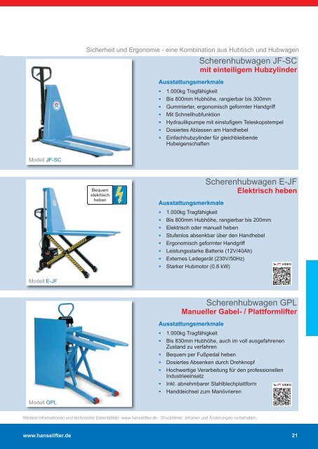 GESAMTKATALOG - HanseLifter