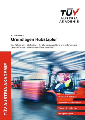 Grundlagen Hubstapler - TÜV Austria Akademie