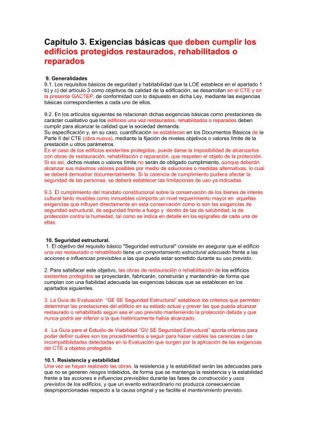 GUÍA DE APLICACIÓN DEL CTE A EDIFICIOS PROTEGIDOS (GACTEP)