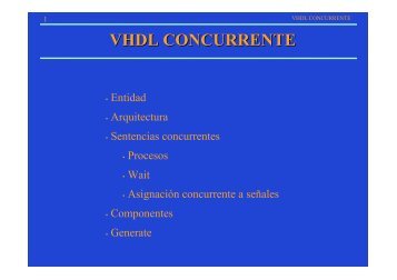 VHDL CONCURRENTE