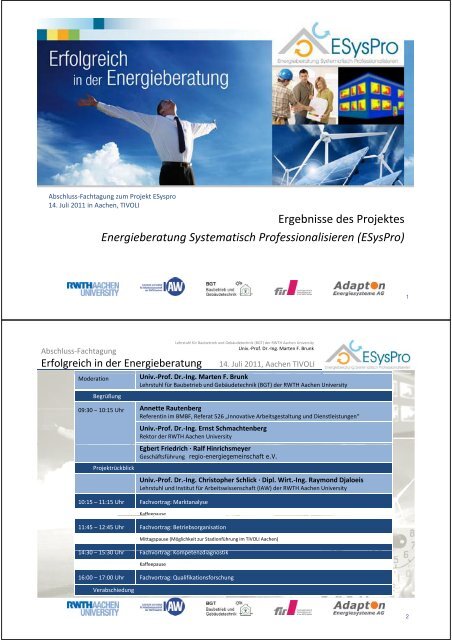 ESysPro - RWTH Aachen University