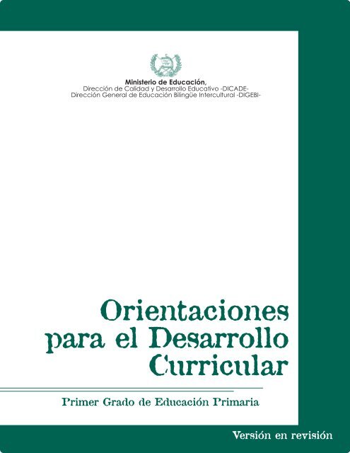 Orientaciones para el Desarrollo Curricular