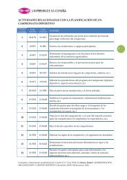 ACTIVIDADES RELACIONADAS CON LA PLANIFICACIÓN DE UN CAMPEONATO DEPORTIVO 1