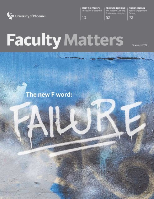 newsadvancements and initiatives - Faculty Matters