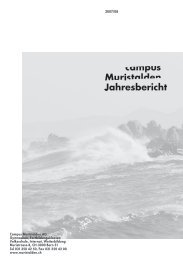 2007/08 Campus Muristalden AG Gymnasium, Fortbildungsklassen ...