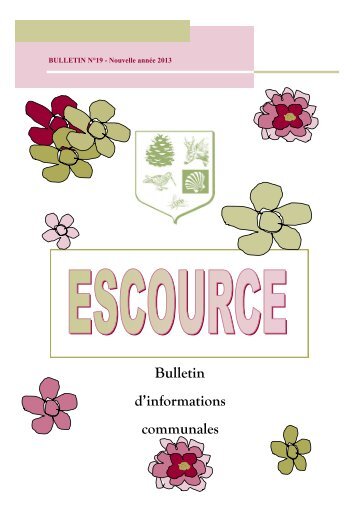 Bulletin communal d'Escource 2013.pdf - CommunautÃ© de ...