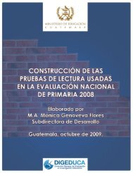 Construcción de las Pruebas de Lectura Primaria 2008 1