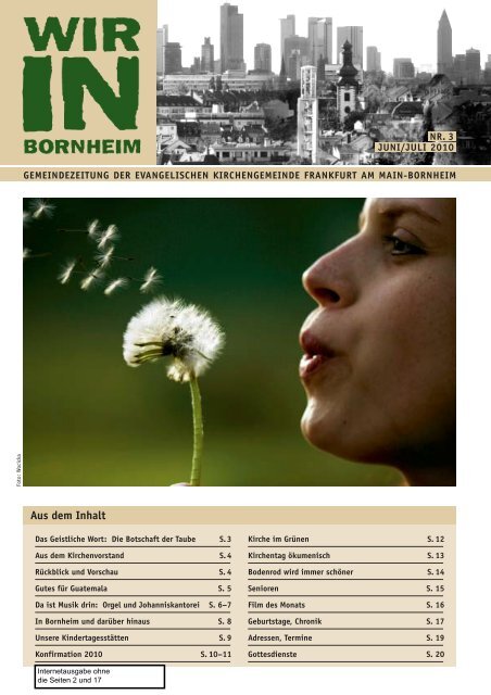 WIB-Juni/Juli 2010 - Wir in Bornheim