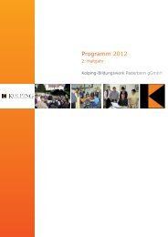 Programm 2012 - Kolping-Bildungswerk Paderborn gGmbH ...