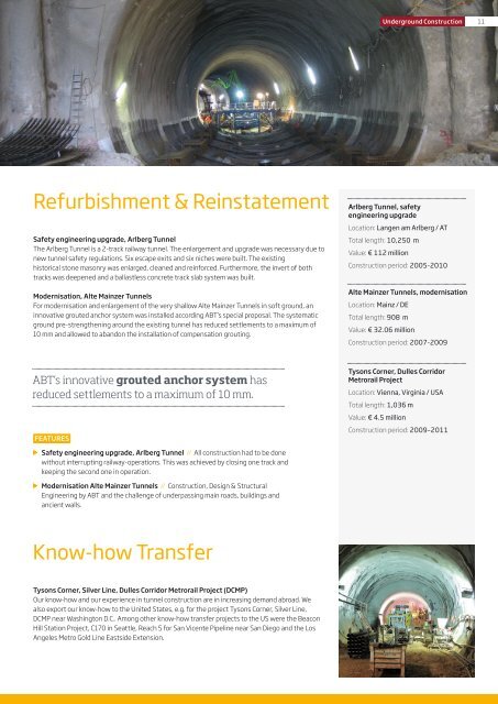 Tunnelling is our business - ALPINE Bau Gmbh