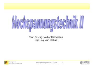 Prof. Dr.-Ing. Volker Hinrichsen Dipl.-Ing. Jan Debus