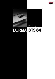 DORMA BTS 84