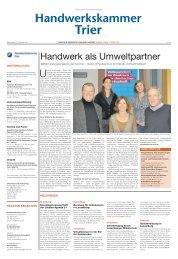 DHB-Ausgabe 20 vom 27. Oktober 2011 - Handwerkskammer Trier