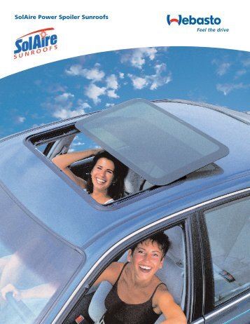 SolAire Power Spoiler Sunroofs