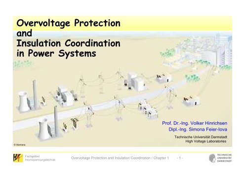 Overvoltage Protection and Insulation Coordination in Power Systems