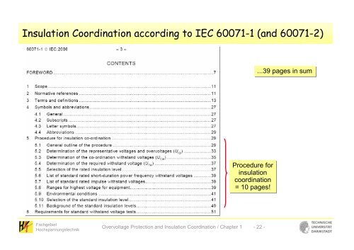 Overvoltage Protection and Insulation Coordination in Power Systems