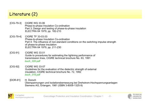 Overvoltage Protection and Insulation Coordination in Power Systems