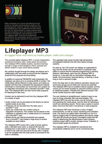 Lifeplayer MP3