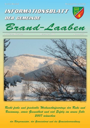 GEMEINDEZEITUNG - 34 - Dezember 2006 (1,9 MB) - Brand-Laaben