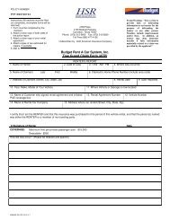 Budget Rent A Car System Inc Tow Guard Claim Form (ATP)