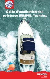Guide d’application des peintures HEMPEL Yachting