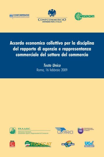 Accordo economico collettivo per la disciplina del rapporto di ...