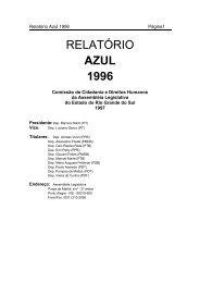 RELATÃRIO AZUL 1996 - Marcos Rolim