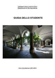 GUIDA DELLO STUDENTE