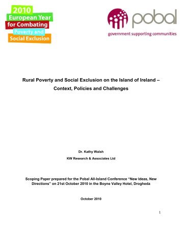 Rural Poverty and Social Exclusion on the Island of Ireland ...