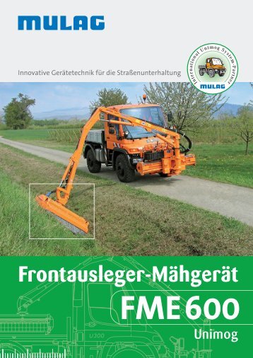 Frontausleger-Mähgerät - MULAG Fahrzeugwerk, Heinz Wössner ...