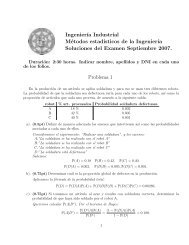 Soluciones del Examen Septiembre 2007 Problema 1