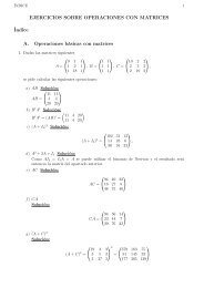 Hoja de ejercicios de matrices