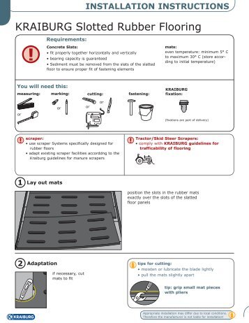 KRAIBURG Slotted Rubber Flooring