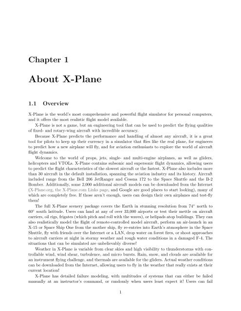 Download the X-Plane 10 Manual - X-Plane.com