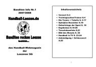Banditen Infosw Nrversuchaufeinersite2  - SG Todesfelde/Leezen
