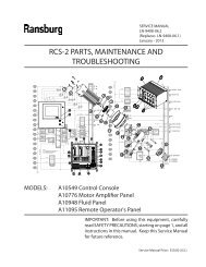 RCS-2 PARTS MAINTENANCE AND TROUBLESHOOTING