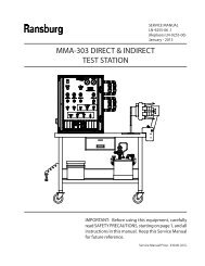 MMA-303 DIRECT & INDIRECT TEST STATION