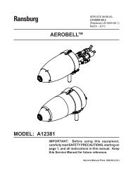 Aerobell (Std.) Rotary Atomizer (Serv. Man. LN-9264-08.2) - Ransburg