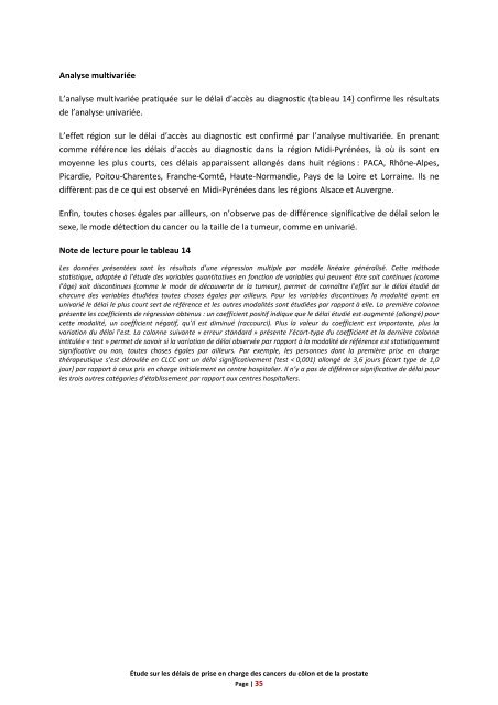 Rapport Ã©tude CÃ´lon et Prostate_FINAL 2 - Institut National Du Cancer