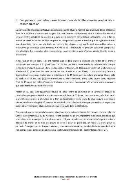 Rapport Ã©tude CÃ´lon et Prostate_FINAL 2 - Institut National Du Cancer