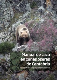 Manual de caza en zonas oseras de Cantabria