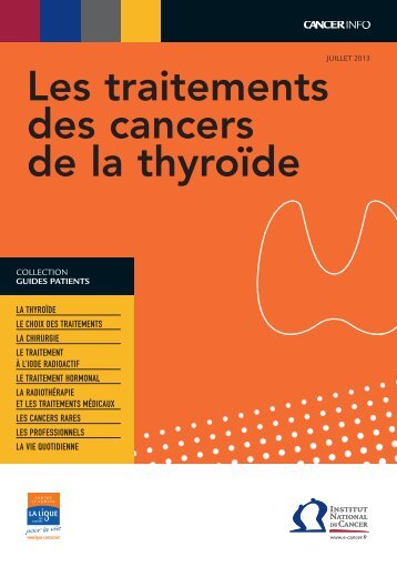 Les traitements des cancers de la thyroïde