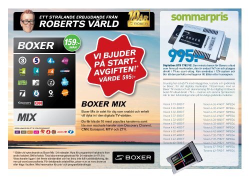 vi bjuder på start- avgiften! * värde 595 - Yngves elektronik